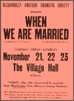 When We Are Married (2) -  Nov 1974