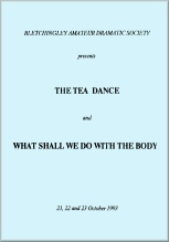 1993-10 The Tea Dance - What Shall We Do With The Body Poster.pdf