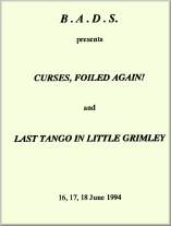 Curses and Last Tango -  July 1994