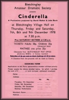 Cinderella -  December 1978
