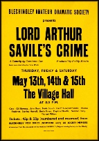 Lord Arthur Savile's Crime -  May 1976